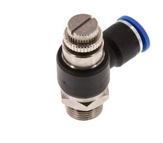 Flow Control Silencer Meter-Out Elbow 10 mm - G3/8'' Brass/PA 66