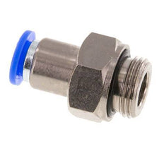 Racor rápido de 8 mm y G3/8'' macho con cierre automático de latón/PBT 0-10bar (0-145psi)