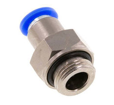 Racor rápido de 8 mm y G3/8'' macho con cierre automático de latón/PBT 0-10bar (0-145psi)