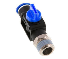 3/2-Way Shut-Off Hand Valve 12 mm - R1/2'' Plastic/Brass Thread-side venting