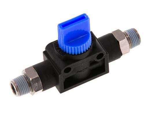 3/2-Way Shut-Off Hand Valve R1/8'' Plastic/Brass