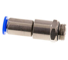 Junta giratoria rápida de 12 mm y G1/2'' Rosca macho a presión Latón niquelado/PBT NBR Giratorio