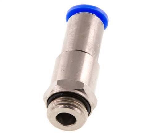 Junta giratoria rápida de 12 mm y G1/2'' Rosca macho a presión Latón niquelado/PBT NBR Giratorio