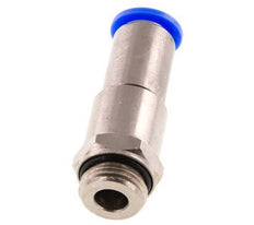Junta giratoria rápida de 12 mm y G1/2'' Rosca macho a presión Latón niquelado/PBT NBR Giratorio