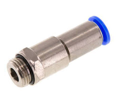 Junta giratoria rápida de 12 mm y G1/2'' Rosca macho a presión Latón niquelado/PBT NBR Giratorio