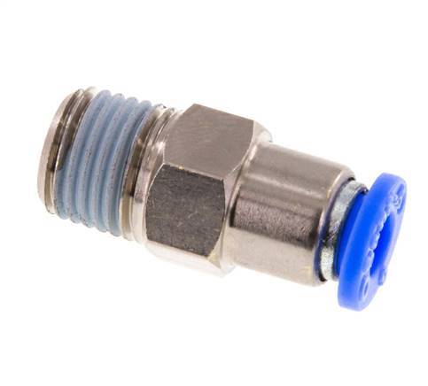 Válvula de retención a presión de 6mm y R1/4'' macho de latón/PBT 0,2-10bar (3-145psi) con rosca para manguera