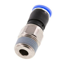 Junta giratoria de 8mm y R3/8'' Roscas macho de latón niquelado/PBT NBR Giratorio