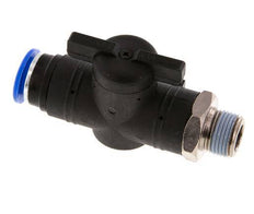 2-Way Straight Ball Valve 12 mm - R3/8'' Plastic/Brass