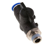 2-Way Straight Ball Valve 12 mm - R3/8'' Plastic/Brass