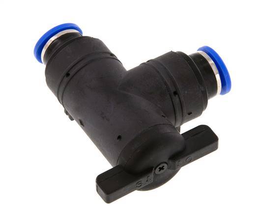2-Way Elbow Ball Valve 10 mm Plastic/Brass