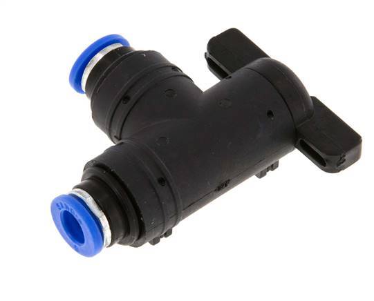 2-Way Elbow Ball Valve 6 mm Plastic/Brass