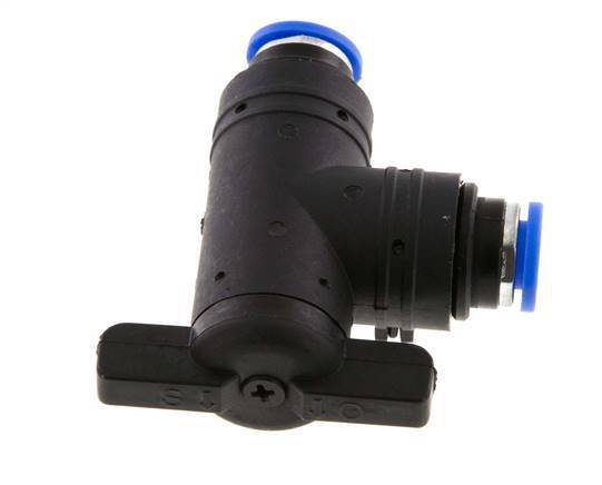 2-Way Elbow Ball Valve 6 mm Plastic/Brass