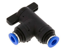 2-Way Elbow Ball Valve 6 mm Plastic/Brass