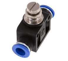 Silenciador de control de flujo Recto 10 mm Latón/PA 66