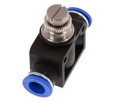 Silenciador de control de flujo Recto 10 mm Latón/PA 66