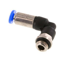 Racor de 4mm y G1/8'' Codo macho autoblocante Latón/PBT 0-10bar (0-145psi) [2 Piezas]