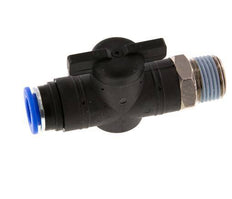 2-Way Straight Ball Valve 12 mm - R1/2'' Plastic/Brass