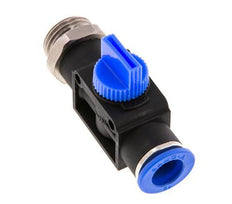3/2-Way Shut-Off Hand Valve 10 mm - R1/2'' Plastic/Brass Thread-side venting