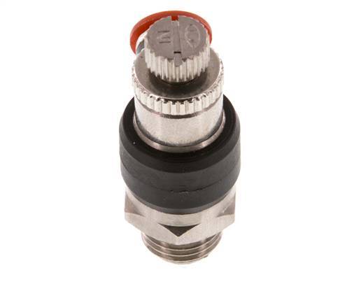 Silenciador de control de flujo Codo de entrada de medidor 6 mm - G1/4'' Latón/PA 66
