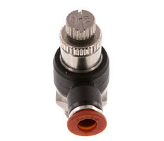 Silenciador de control de flujo Codo de entrada de medidor 6 mm - G1/4'' Latón/PA 66