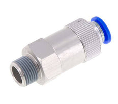 Válvula de retención a presión de 10 mm y R3/8'' macho de aluminio con rosca de 0,2-10 bares (3-145 psi) - Manguera