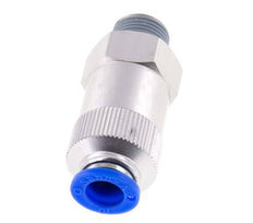 Válvula de retención a presión de 10 mm y R3/8'' macho de aluminio con rosca de 0,2-10 bares (3-145 psi) - Manguera