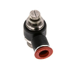 Flow Control Silencer Meter-In Elbow 12 mm - G1/2'' Brass/PA 66