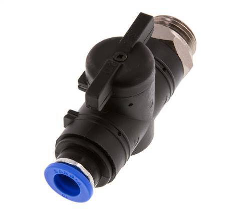 2-Way Straight Ball Valve 10 mm - G1/2'' Plastic/Brass