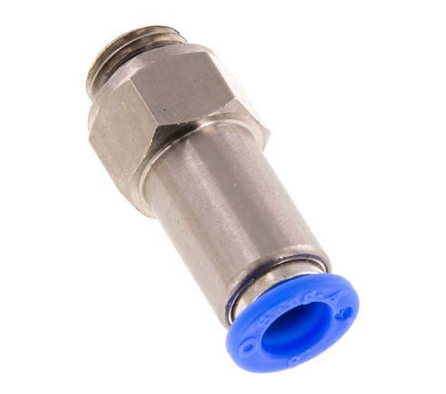 Push-In Check Valve 8mm & G1/4'' Male Brass/PBT 0.2-10bar (3-145psi) Hose-Thread