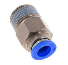 Push-In Fitting 10mm & R1/2'' Male Auto Shut-Off Brass/PBT 0-10bar (0-145psi)