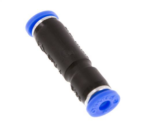 Racor rápido de 4 mm con bloqueo automático de latón/PBT 0-10bar (0-145psi) [2 piezas]