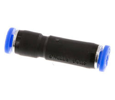 Racor rápido de 4 mm con bloqueo automático de latón/PBT 0-10bar (0-145psi) [2 piezas]