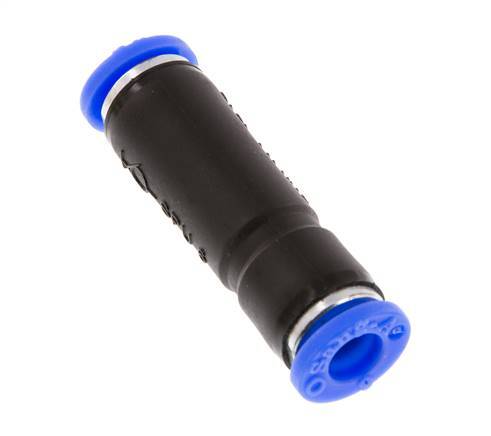 Push-In Fitting 6mm Auto Shut-Off Brass/PBT 0-10bar (0-145psi) [2 Pieces]
