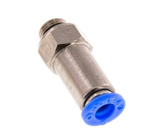 Válvula de retención a presión de 6 mm y G1/8'' macho de latón/PBT Rosca de 0,2-10bar (3-145psi) - Manguera