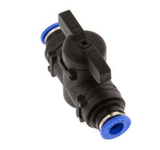 2-Way Straight Ball Valve 6 mm Plastic/Brass