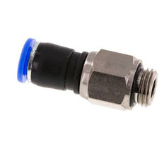 Junta giratoria de 8mm y G1/4'' Roscas macho de latón niquelado/PBT NBR Giratorio