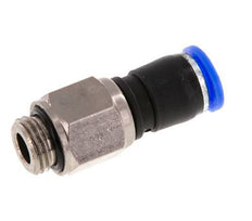 Junta giratoria de 8mm y G1/4'' Roscas macho de latón niquelado/PBT NBR Giratorio