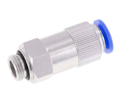 Válvula de retención a presión de 12 mm y G3/8'' macho de aluminio 0,2-10bar (3-145psi) con rosca para manguera