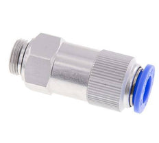 Válvula de retención a presión de 12 mm y G3/8'' macho de aluminio 0,2-10bar (3-145psi) con rosca para manguera