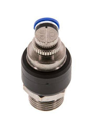 Silenciador de control de flujo Codo de salida de contador 8 mm - G1/2'' Latón/PA 66