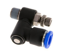 Flow Control Silencer Meter-Out Rotatable 8 mm - R1/8'' Brass/PA 66