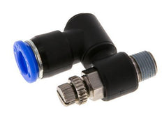 Flow Control Silencer Meter-Out Rotatable 8 mm - R1/8'' Brass/PA 66
