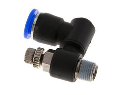 Flow Control Silencer Meter-Out Rotatable 8 mm - R1/8'' Brass/PA 66