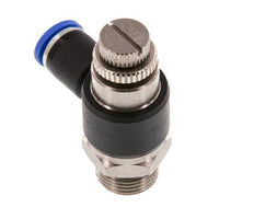 Flow Control Silencer Meter-Out Elbow 8 mm - G3/8'' Brass/PA 66