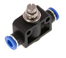 Silenciador de control de flujo Recto 6 mm Latón/PA 66