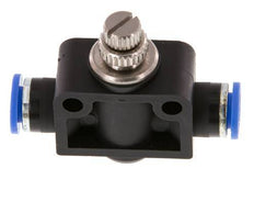 Silenciador de control de flujo Recto 6 mm Latón/PA 66