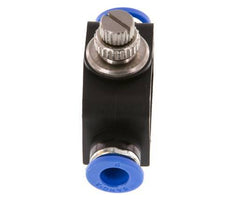 Silenciador de control de flujo Recto 6 mm Latón/PA 66