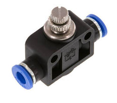 Silenciador de control de flujo Recto 6 mm Latón/PA 66