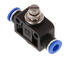 Silenciador de control de flujo Recto 6 mm Latón/PA 66