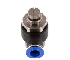 Silenciador de control de flujo Codo de salida del medidor 10 mm - R1/2'' Latón/PA 66